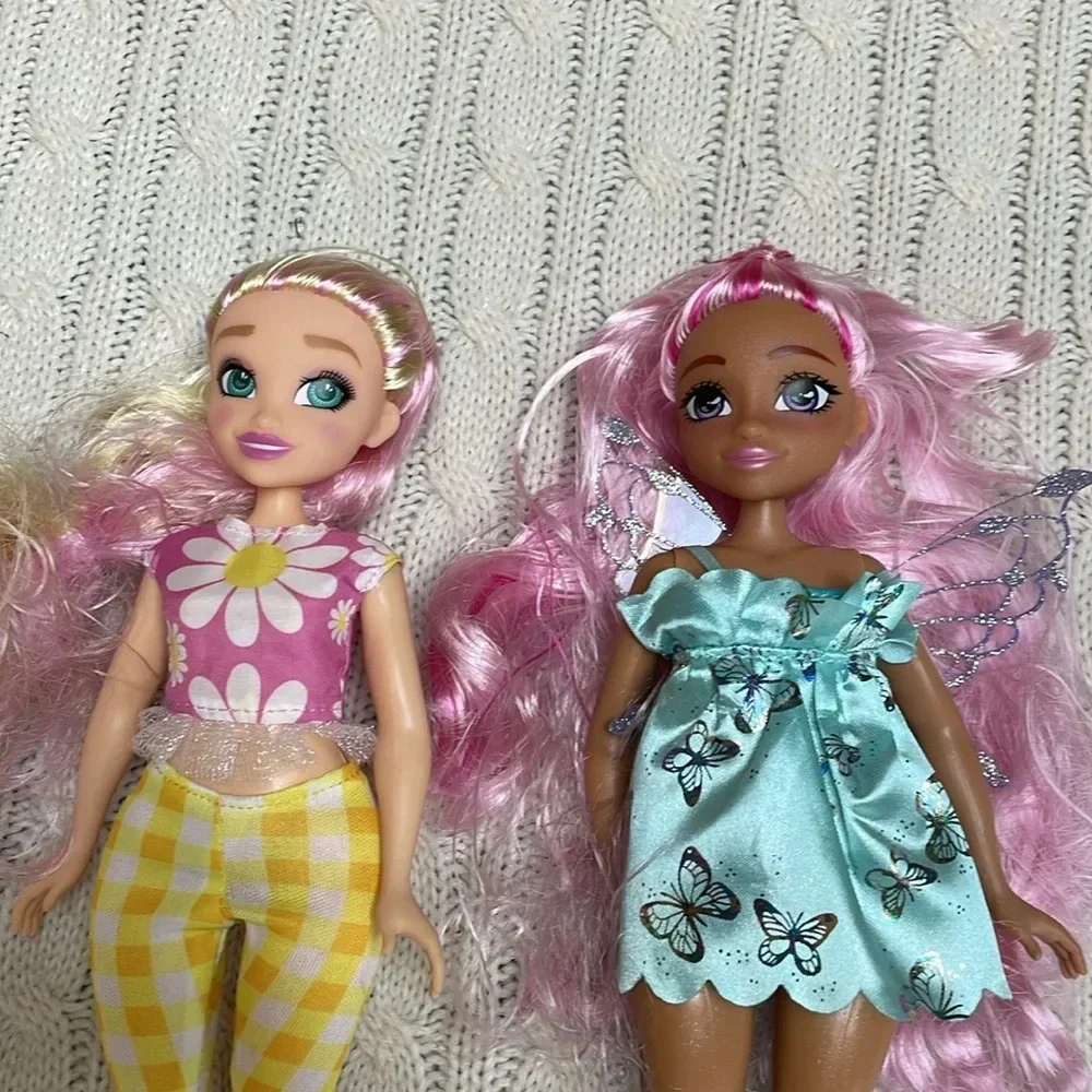 Hairmazing Fashion Forward Fashion Dolls – 2 in lot. Daisy Flower Fantasy Fairy